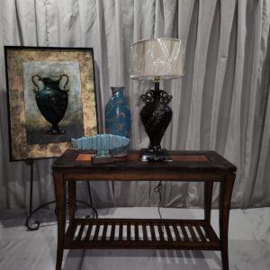Sofa table decor lot