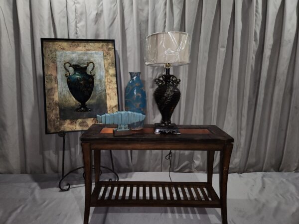 Sofa table decor lot