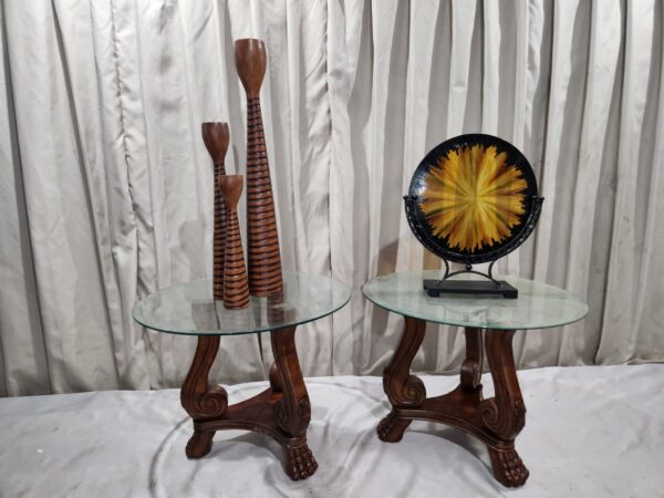 Gorgeous end tables and decor lot