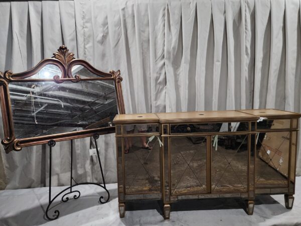 Gorgeous glass embellished dresser/buffet