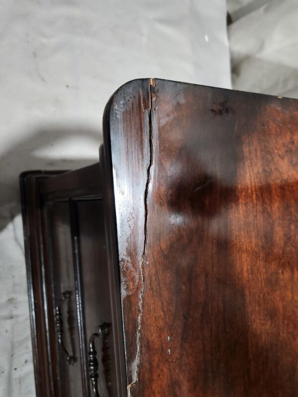 Set of two nightstands 2 lamps and oil painting - Image 3