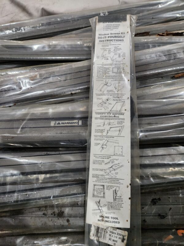 Do it yourself window screen kits