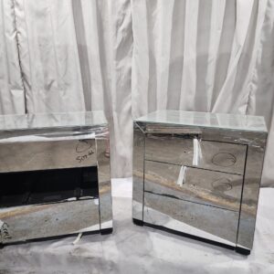 2 glass style chest\end tables
