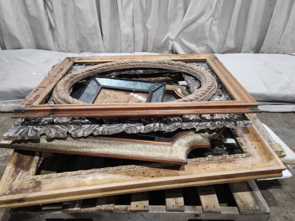 various sized shapes and color frame lot 9 in total