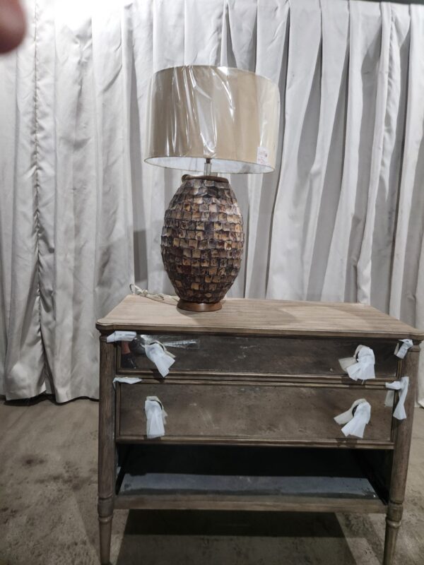 Large lamp and end table